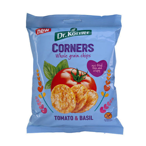 Buy Dr.Korner Whole Grain Chips Tomato & Basil Online
