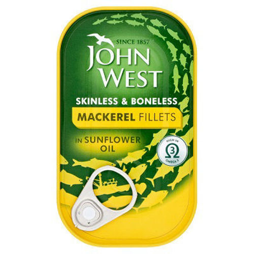 John West Mackerel Fillets in Sunflower Oil 125 Online
