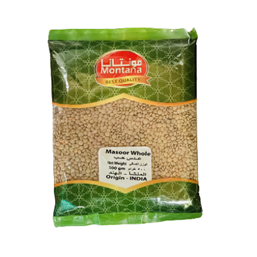 Montana Masoor Dal Whole 500g Online