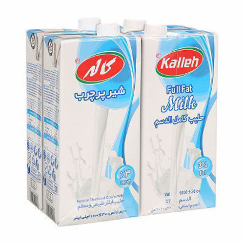 Buy Kalleh UHT Full Fat Milk 1 Ltr Pack of 4 Online