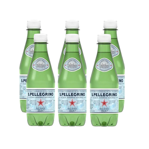 Buy San Pellegrino Natural Sparkling Water Pet Bottle 330ml Pack of 6 Online