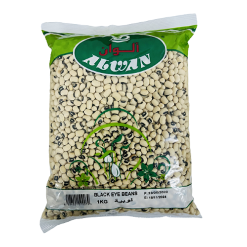 Buy Alwan Black Eye Beans 1kg Online