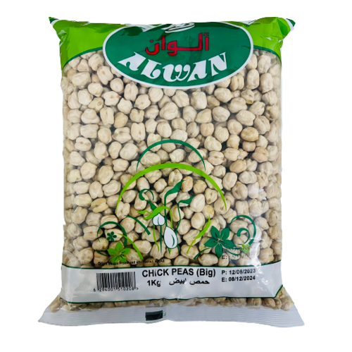 Buy Alwan Chick Peas (Big) 1kg Online