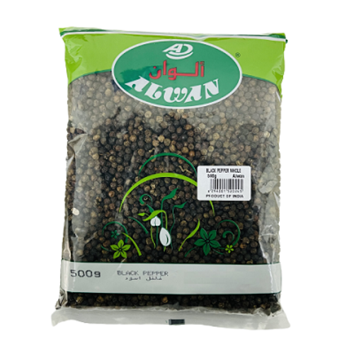 Buy Alwan Black Pepper Whole 500g Online