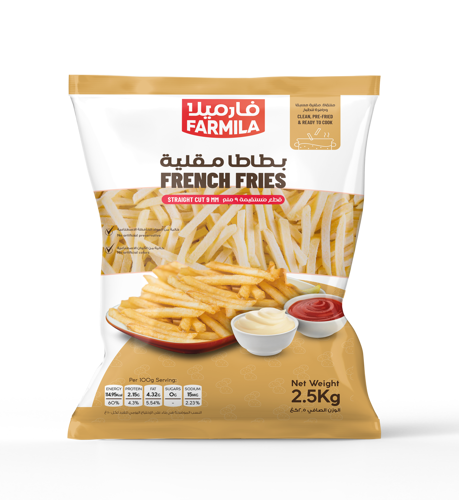 Picture of Farmila  Straight Cut  French  Fries 9mm  2.5kg