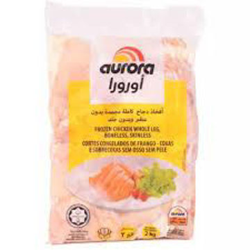 Picture of Chicken Leg Boneless/Skinless Brazil Aurora  12Kg