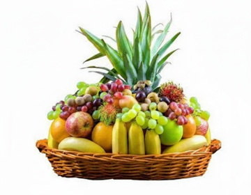 	Buy Seasonal & Exotic Eid Fruit Gift Basket (Large) Online