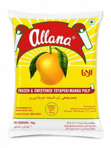 Picture of Allana Mango Pulp Totapuri 1kg